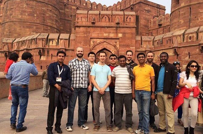 Agra Old City & Bazaar Tour, With Taj mahal & Fort. - Stop 2: Agra Fort’s red sandstone UNESCO power