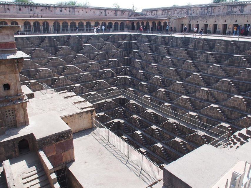 Agra to/from Jaipur with Chandboari Stepwell & Sikri Visits - Chand Baori stepwell: the “walk down” feeling, even in 45 minutes