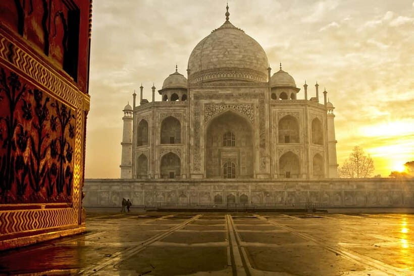 From Agra: Half Day Sunrise Tour of Taj Mahal with Agra Fort - At the Taj Mahal: guided meaning, photo strategy, and the sunrise effect