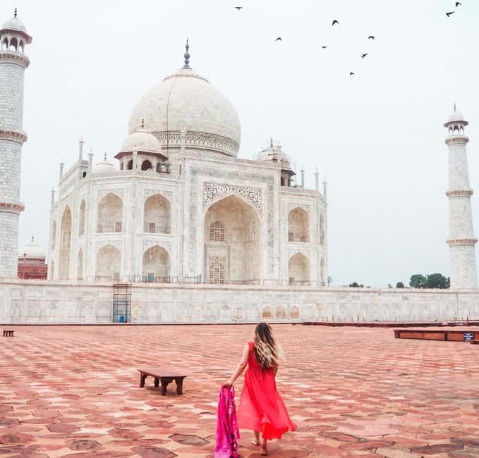 From Delhi: Same Day Taj Mahal Trip By India's Fastest Train - Agra arrival and the guided warm-up before the Taj Mahal